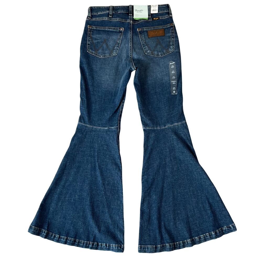 Wrangler Blue Flare & Wide Leg Jeans